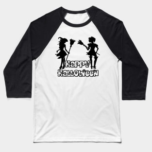 Pretty Halloween Witches - Happy Halloween - 1510201500 Baseball T-Shirt